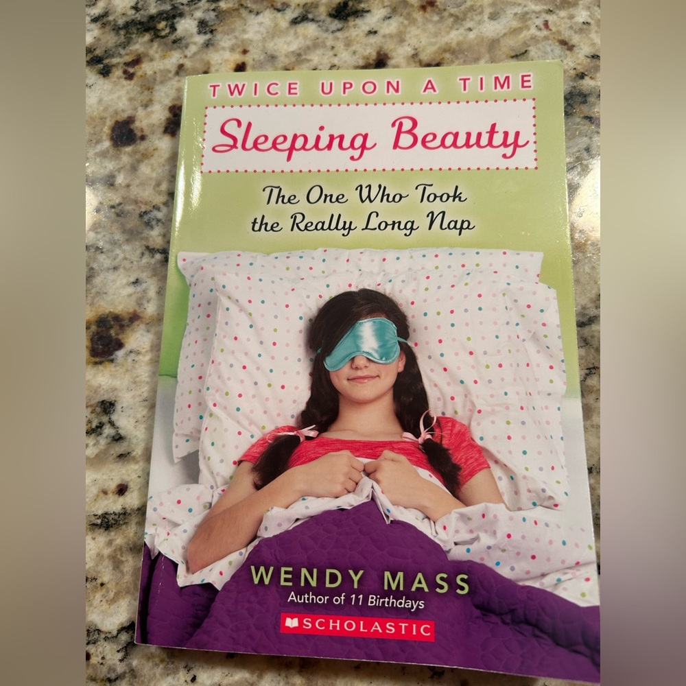 Scholastic Sleeping Beauty Book - Pink and Green